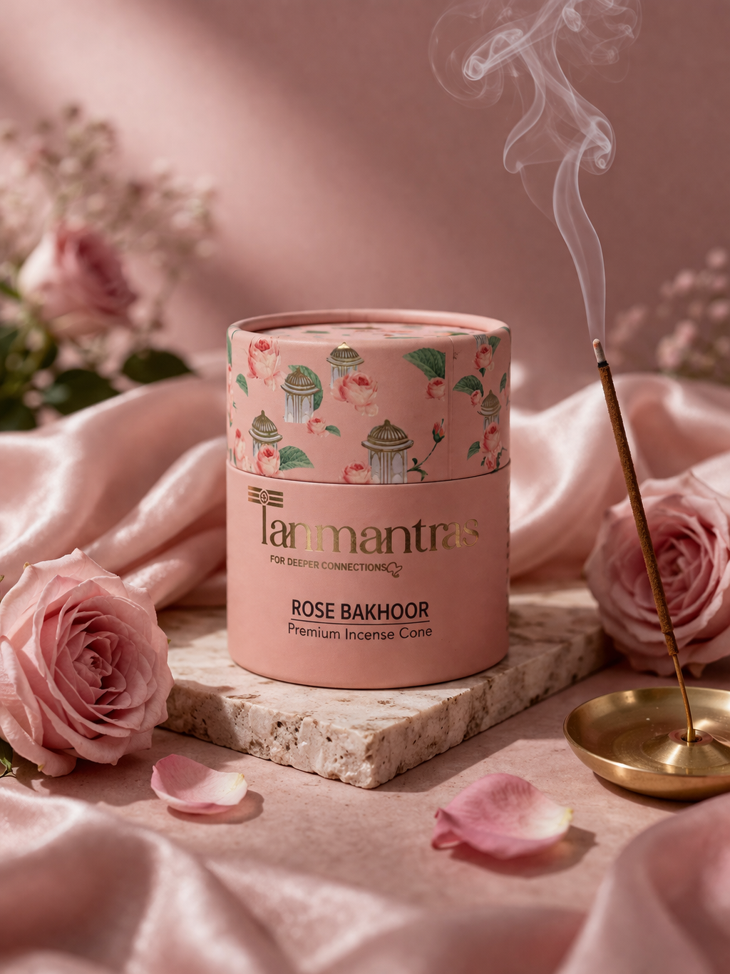 Rose Bakhoor Luxury Dhoop Cones