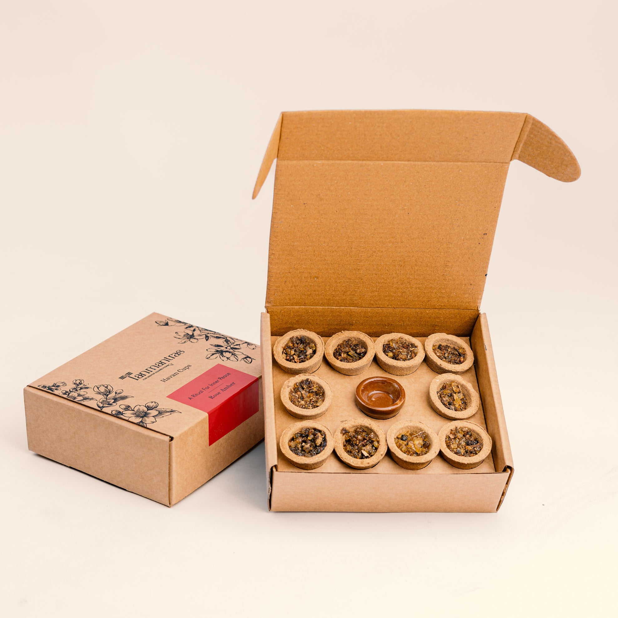 Rose Amber Havan Cups