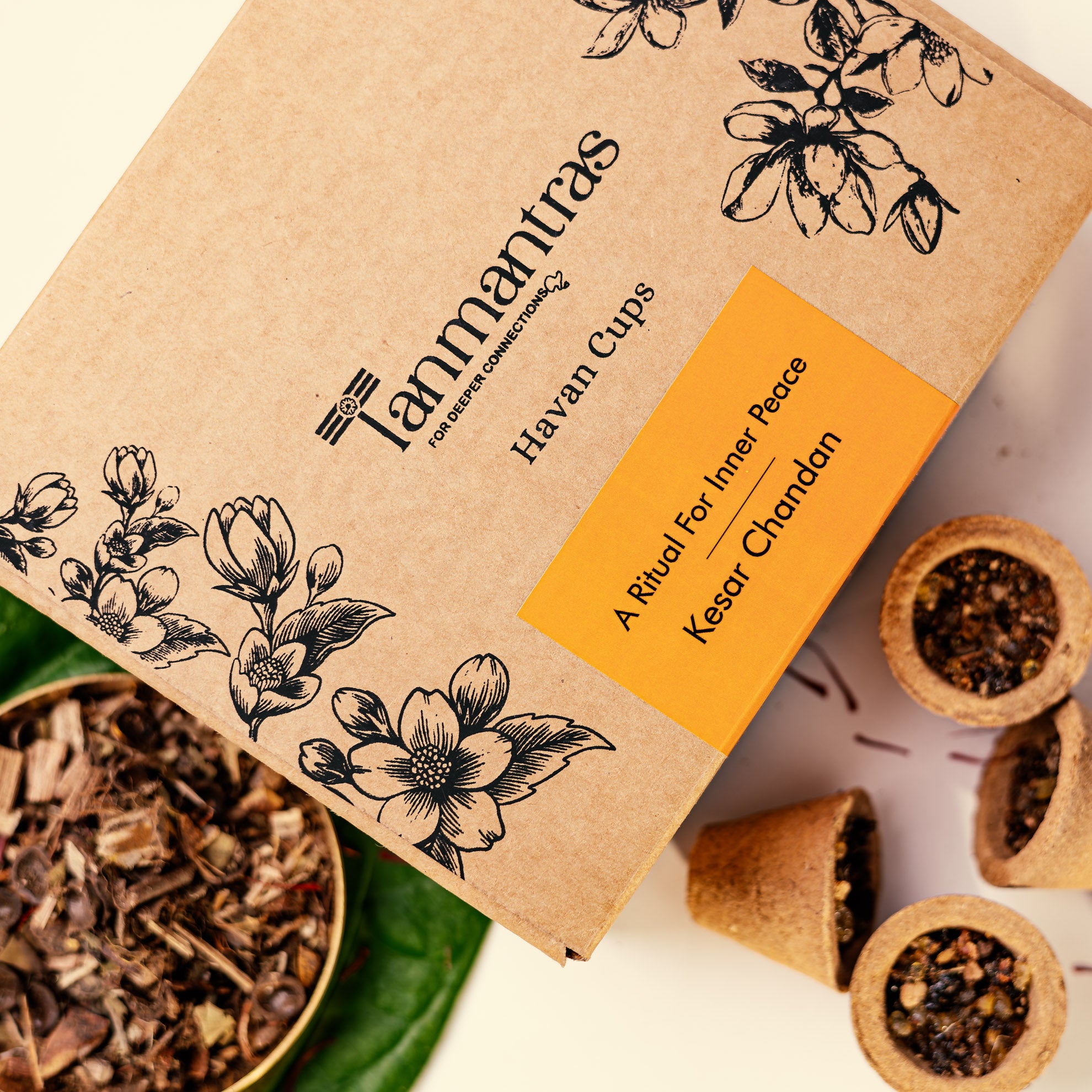 Kesar Chandan Havan Cups