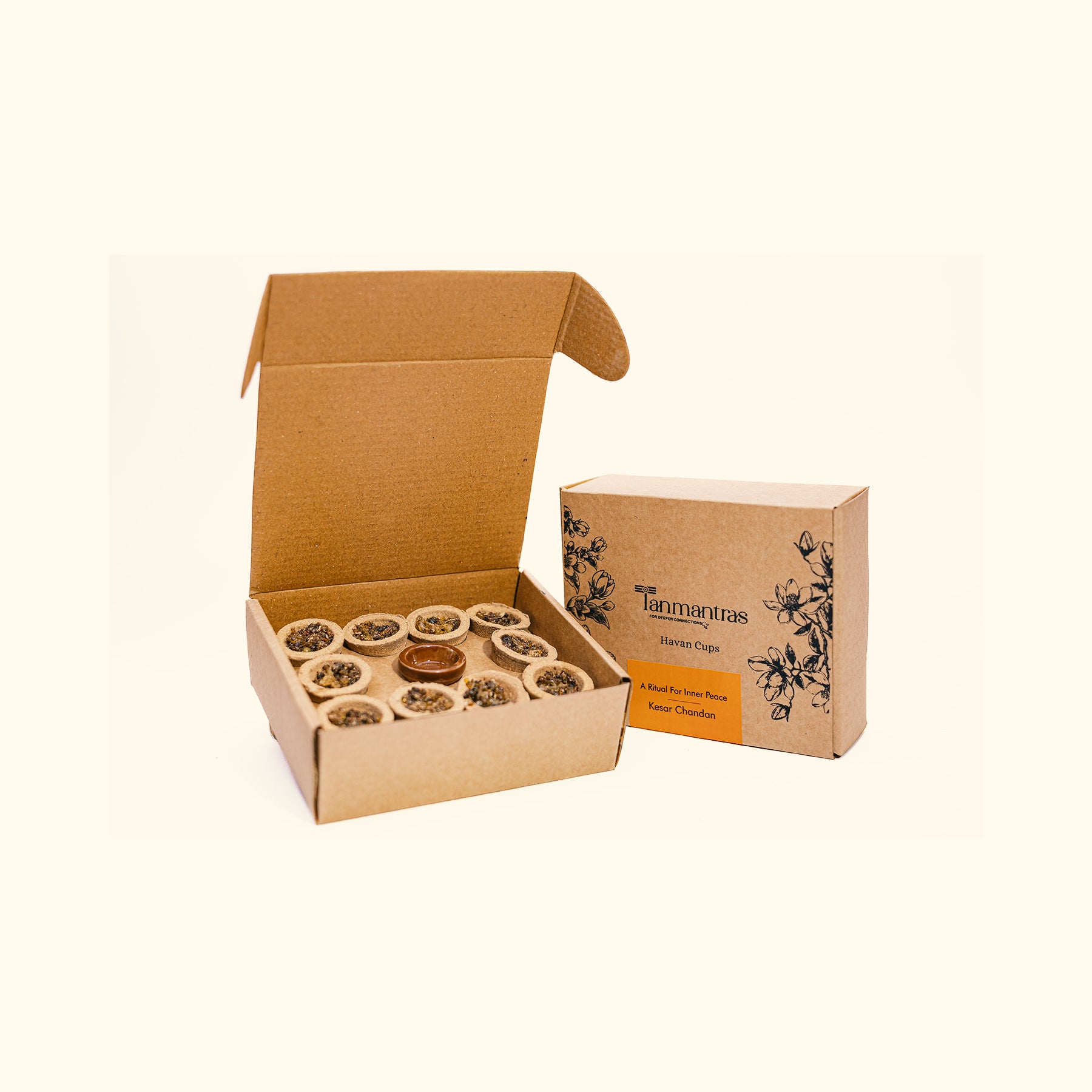 Kesar Chandan Havan Cups