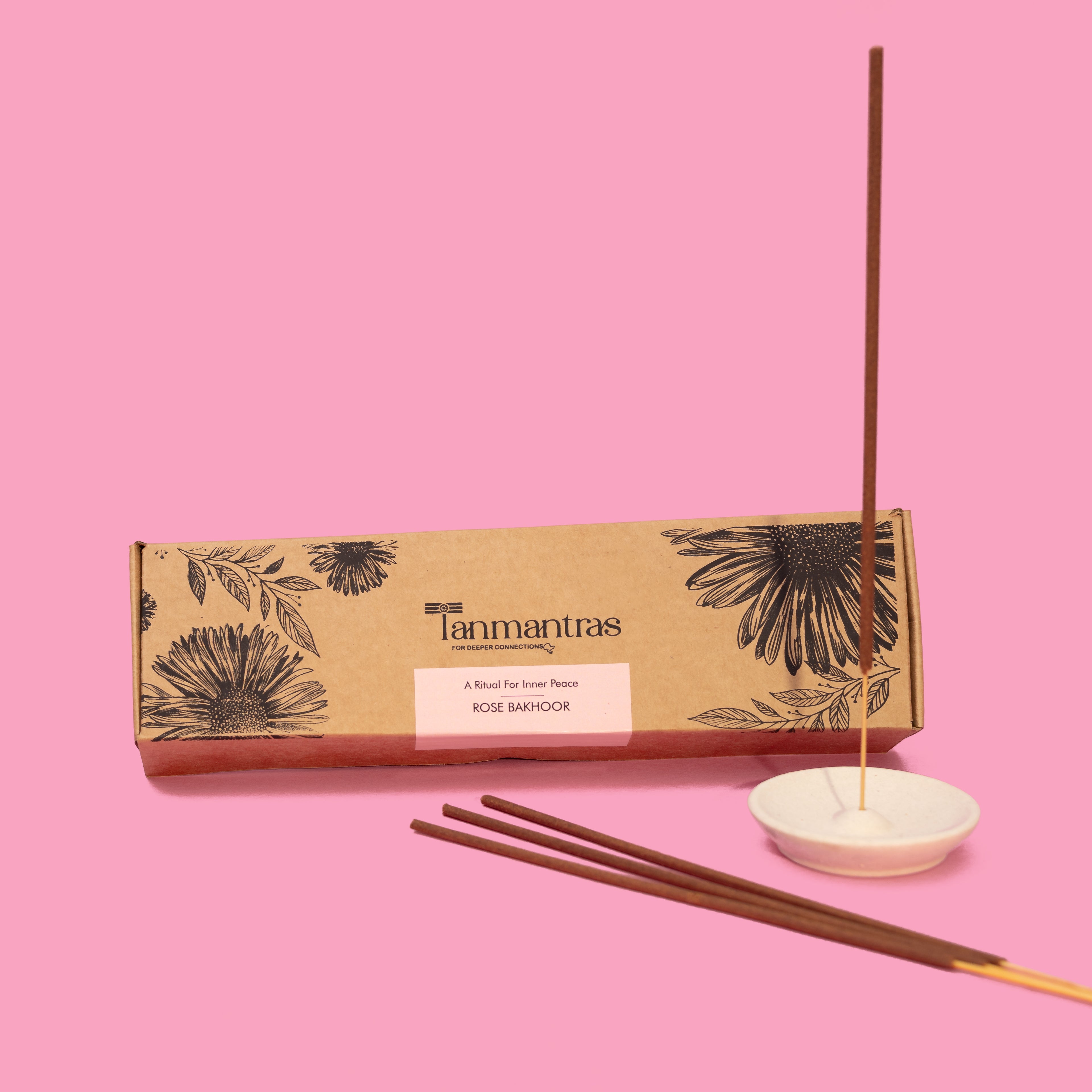 Rose Bakhoor Incense Sticks