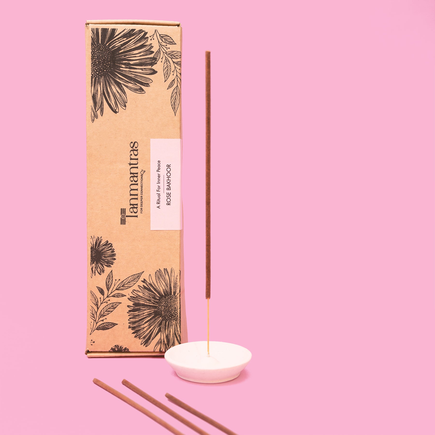 Rose Bakhoor Incense Sticks