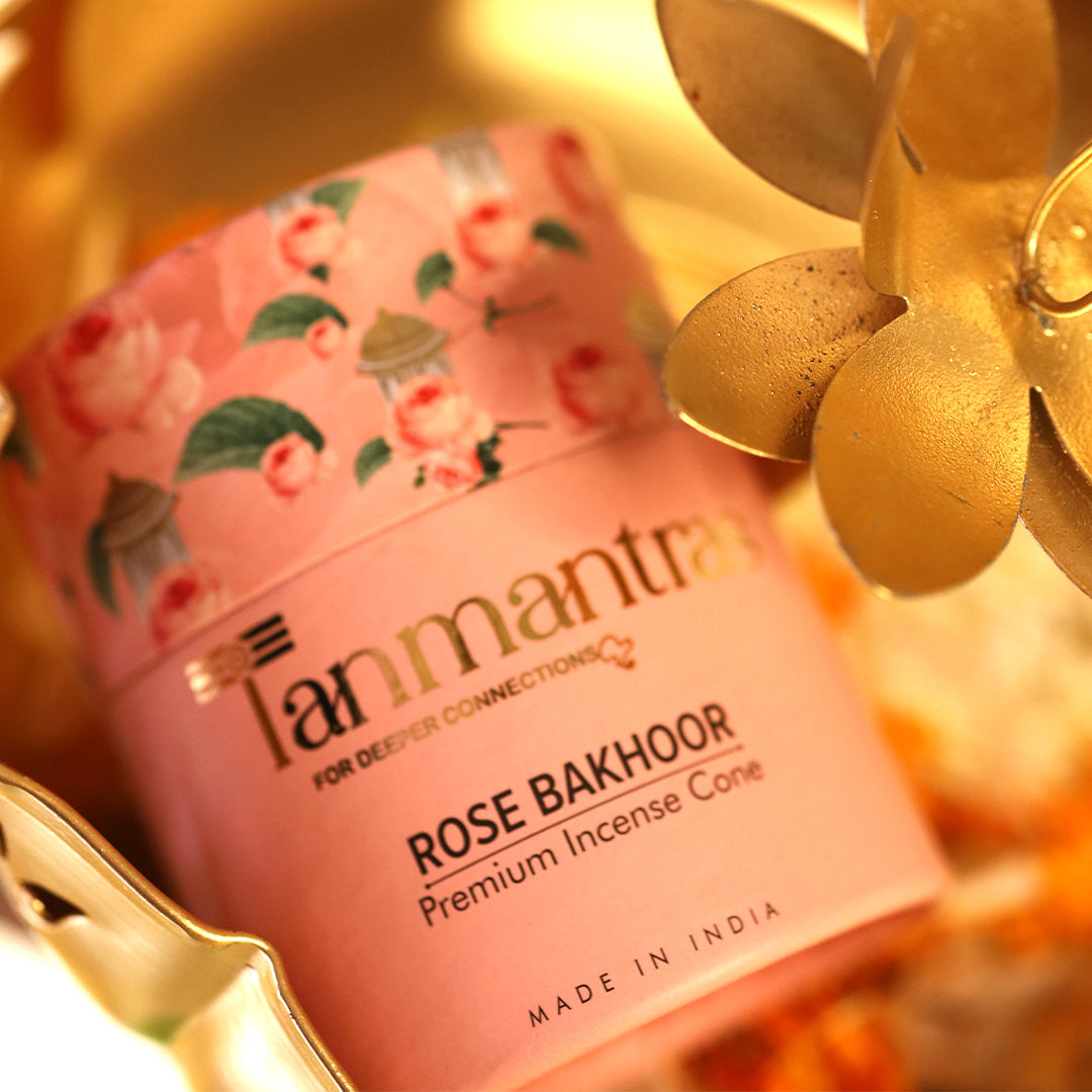 Rose Bakhoor Dhoop Cones