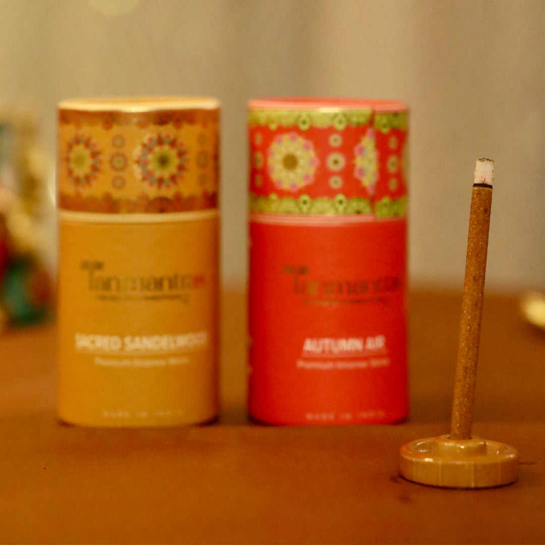 The Exclusive Combo: Sacred Sandalwood & Autumn Air Dhoop Sticks