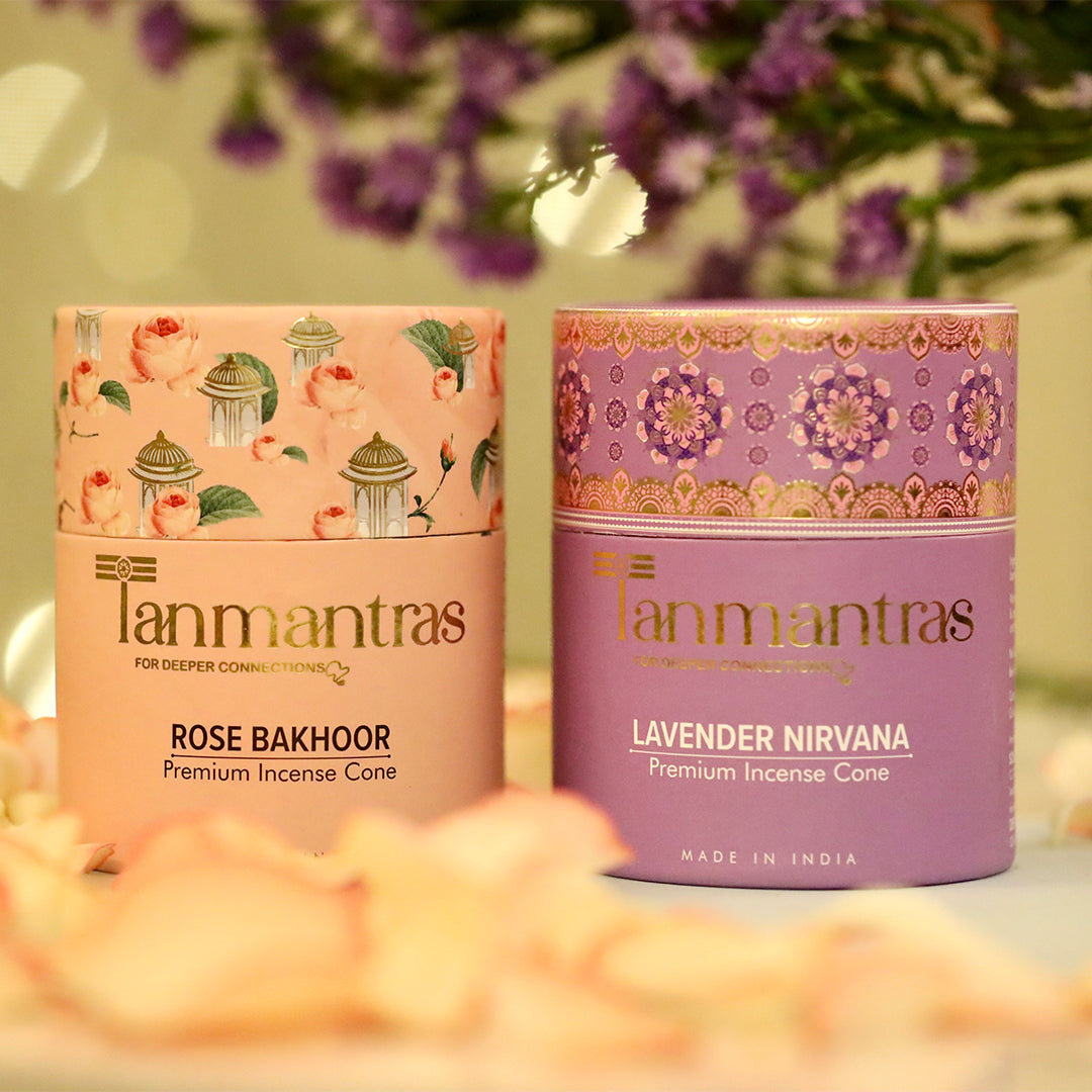 The Perfect Pair Combo: Lavender Nirvana & Rose Bakhoor Dhoop Cones