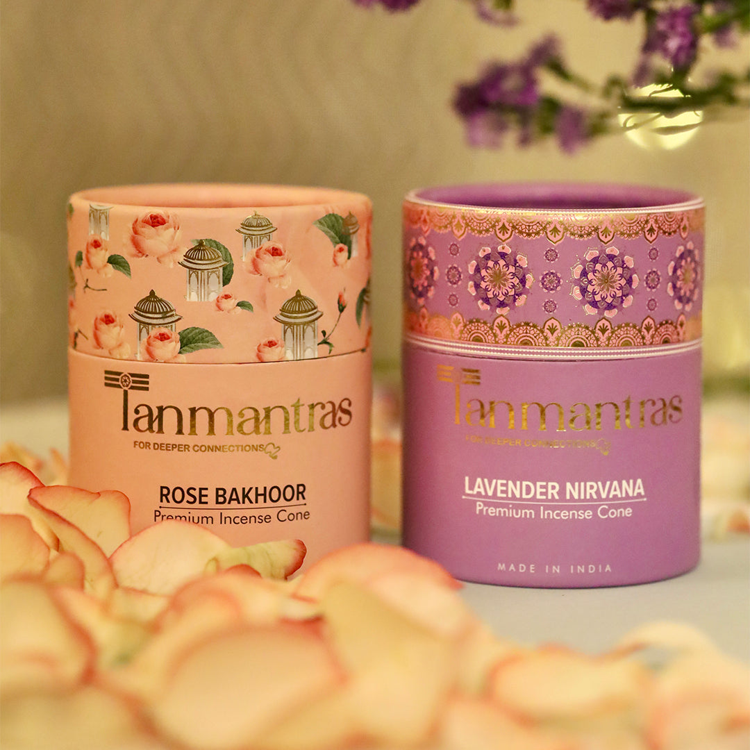 The Perfect Pair Combo: Lavender Nirvana & Rose Bakhoor Dhoop Cones