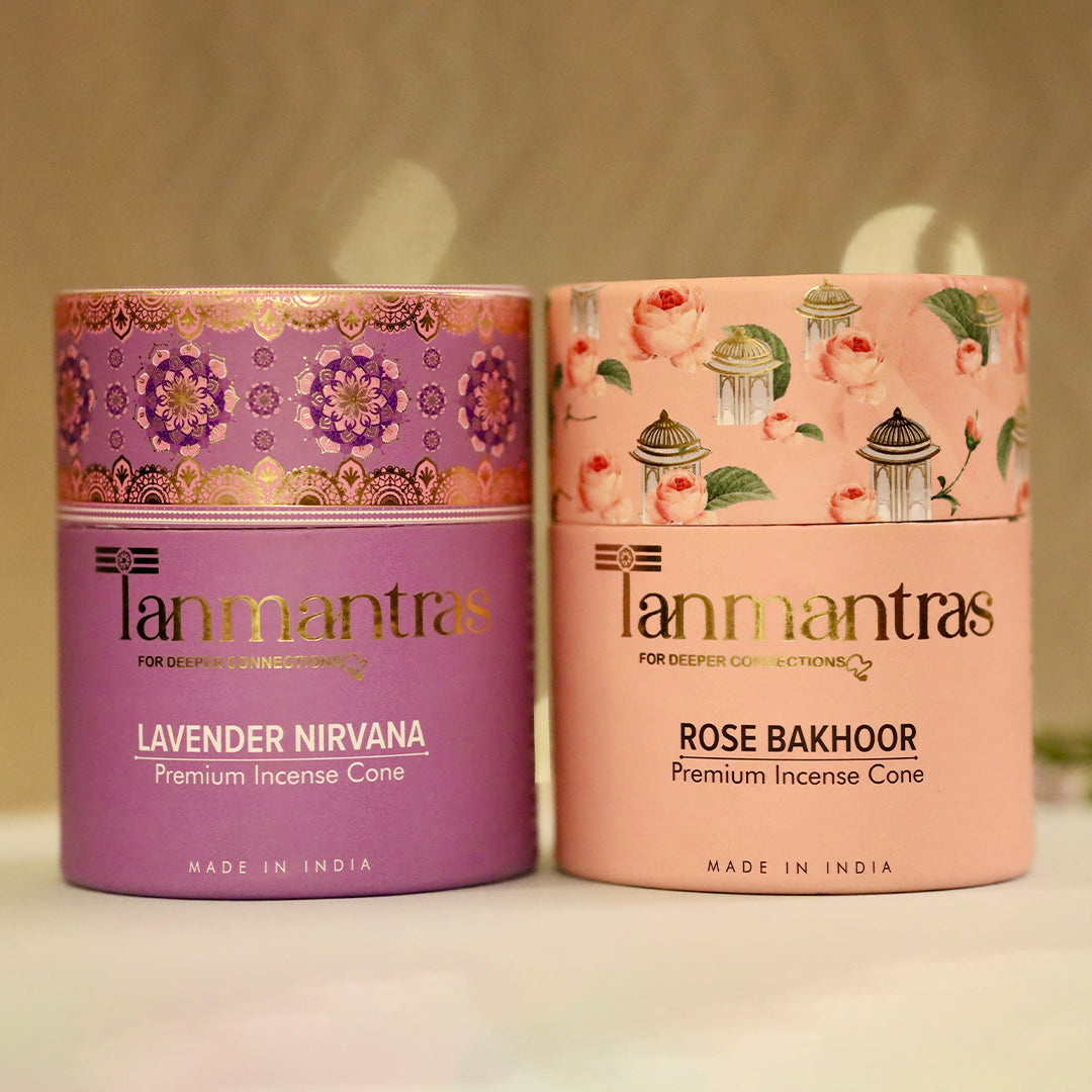The Perfect Pair Combo: Lavender Nirvana & Rose Bakhoor Dhoop Cones