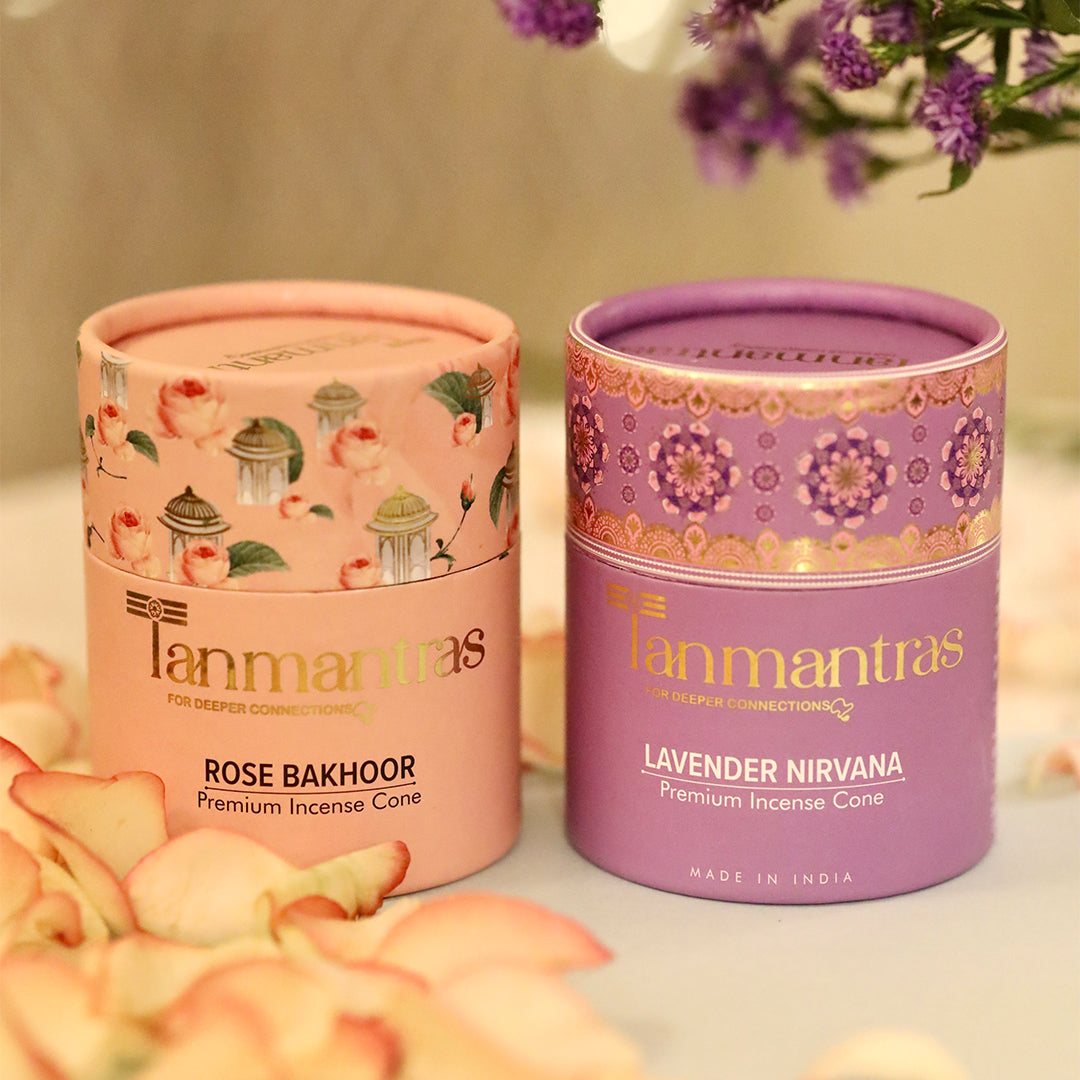 The Perfect Pair Combo: Lavender Nirvana & Rose Bakhoor Dhoop Cones
