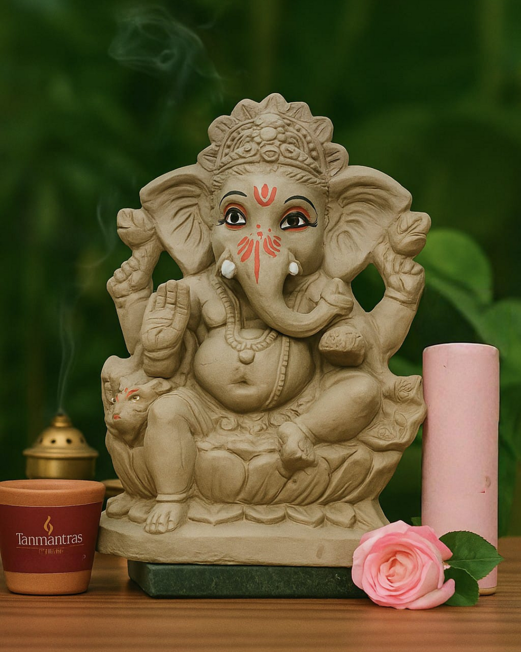 10-Inch Eco-Friendly Ganesha Idol Online for Ganesh Chaturthi ( Option-2)