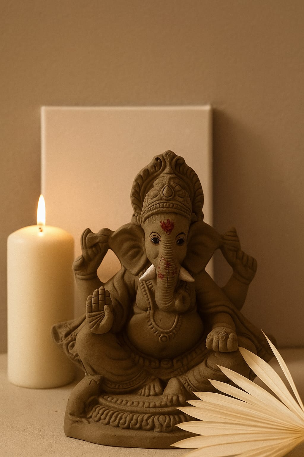 10-Inch Eco-Friendly Ganesha Idol Online for Ganesh Chaturthi ( Option-4)