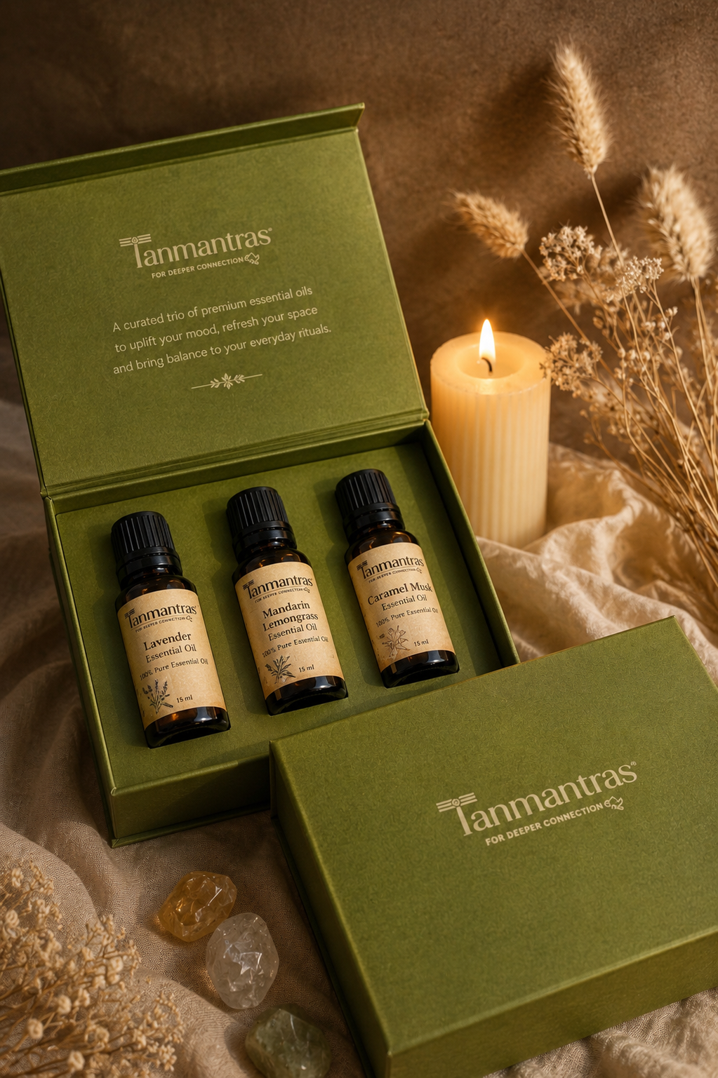 Warm & Luxe Essential Oil Gift Box