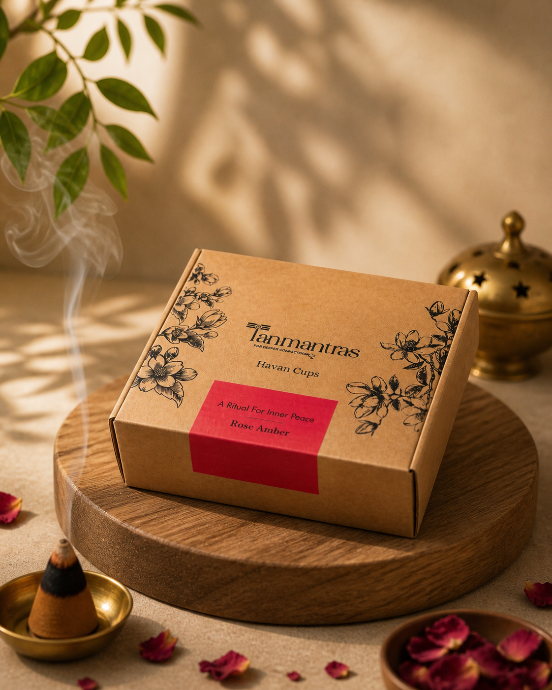 Rose Amber Havan Cups