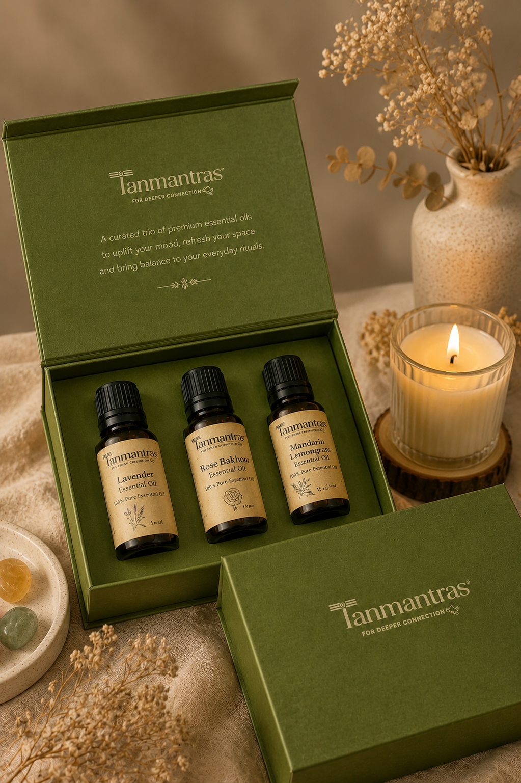 Calm & Refresh Essential Oil Gift Box