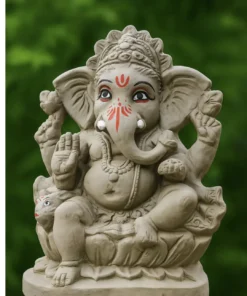 Tanmantras 10-Inch Eco-Friendly Ganesha Idol (Option-2)